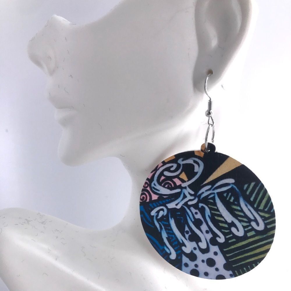 Afro pic Earrings 